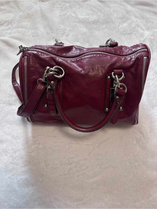 Nine West Handbags - Nine West Deep Red Faux Leather Purse